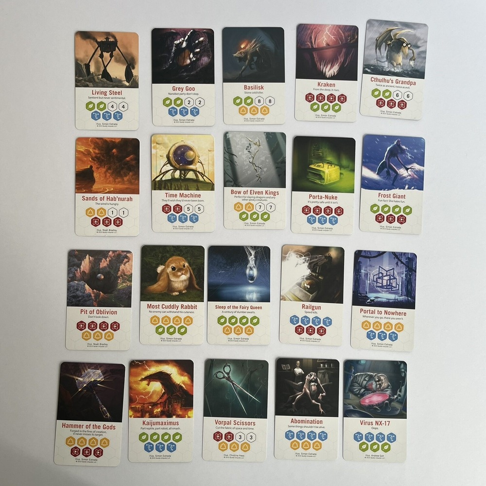 One Hit Kill Card Game Core Deck Complete In Box CIB NM/VG+ - Picture 8 of 11